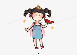 插画吃瓜少女视频素材下载,揭秘吃瓜少女的趣味瞬间